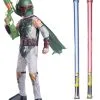 Star Wars Costume Basic Child - Boba Fett - WITH X2 FREE LIGHTSABERS -Star Wars Costumes Shop 1151918488