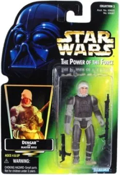 Star Wars Action Figure - Dengar With Blaster Rifle - Hologram