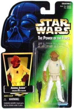 Star Wars Action Figure - Admiral Ackbar With Comlink Wrist Blaster