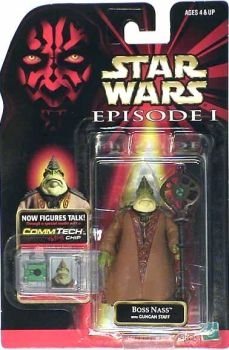 Star Wars Action Figure - Boss Nass With Gungan Staff - Episode 1 - With CommTech Chip 3 Star Wars Action Figure - Boss Nass With Gungan Staff - Episode 1 - With CommTech Chip