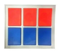 Star Wars Imperial Officer Ranking Bar - Red And Blue X 3 - Captain