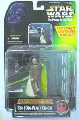 Star Wars Playsets - Electronic Power F/X Ben (Obi Wan) Kenobi With Glowing Lightsaber And Remote Dueling Action 3 Star Wars Playsets - Electronic Power F/X Ben (Obi Wan) Kenobi With Glowing Lightsaber And Remote Dueling Action